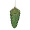 NorthLight 34687905 5.5 in. Glitter Beaded Pine Cone Christmas Ornament, Green &#x26; Gold